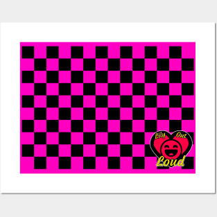 Checkerboard corner Posters and Art